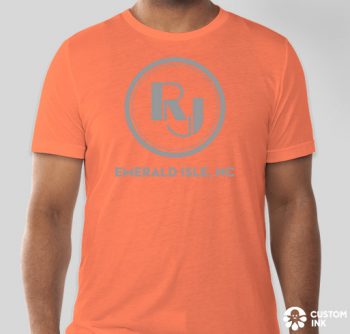 RJ orange short sleeve t-shirt